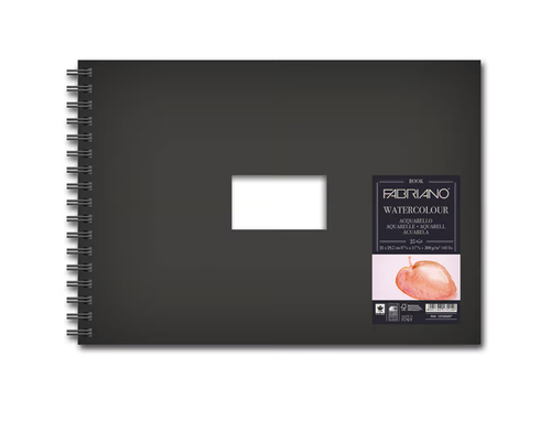 Visandiraamat FABRIANO WATERCOLOUR BOOK 300 g/m² A5 L 25 lehte - Valge