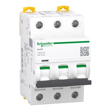 M.kaitselüliti 3P 6A C  iC60N 6kA