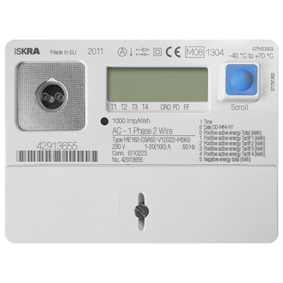 Energy meter ME162-D1A52-G12-M3K0, 5 (85)A, 230V, 2T, MID
