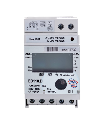 Modular meter ED110.D0, 5-32A, 230V, 2T, MID