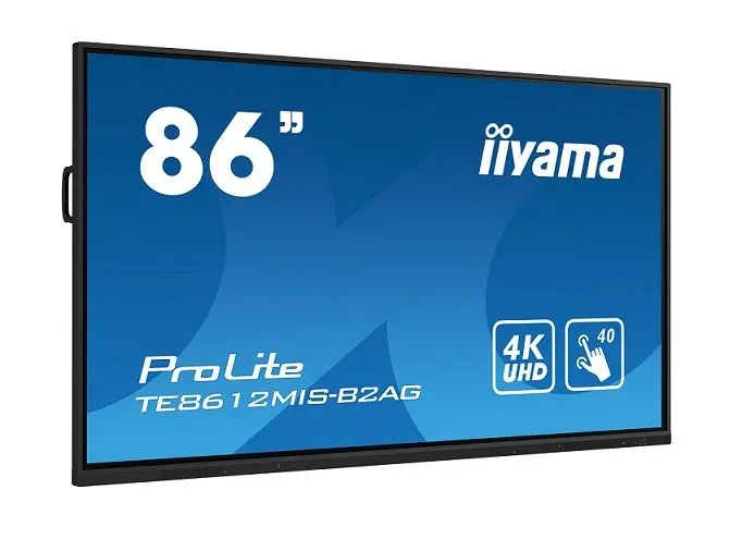 iiyama ProLite IDS, 217.4 cm (85.6''), infrared, 4K, USB, USB-C, RS232, Ethernet, Wi-Fi, kit (USB), black